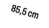 85,5 cm