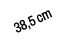 38,5 cm