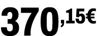 370,15€﻿