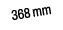 368 mm