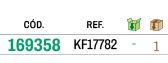 ﻿C D.,﻿REF.,￼,￼,﻿﻿﻿169358﻿,﻿﻿KF17782﻿,﻿ ﻿,﻿1﻿