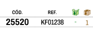 C D.,REF.,￼,￼,﻿﻿25520﻿,KF01238,﻿ ﻿,﻿1﻿
