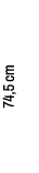74,5 cm