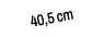 40,5 cm
