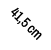 41,5 cm