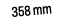 358 mm