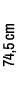 74,5 cm
