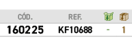 ﻿C D.,Ref.,￼,￼,﻿﻿160225﻿,﻿KF10688,﻿ ﻿,﻿1﻿