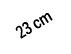 23 cm