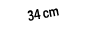 34 cm