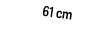 61 cm