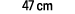 47 cm