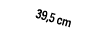 39,5 cm