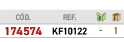 ﻿C D.,REF.,￼,￼,﻿﻿﻿174574﻿,﻿KF10122﻿,﻿ ﻿,﻿1﻿