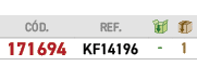 ﻿C D.,REF.,￼,￼,﻿﻿﻿171694﻿,﻿KF14196﻿,﻿ ﻿,﻿1﻿