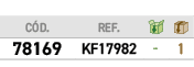 ﻿C D.,﻿REF.,￼,￼,﻿﻿﻿78169﻿,﻿﻿KF17982﻿,﻿ ﻿,﻿1﻿