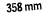 358 mm
