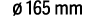  165 mm