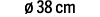  38 cm
