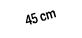 45 cm