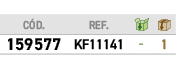 ﻿C D.,﻿REF.,￼,￼,﻿﻿﻿159577﻿,﻿﻿KF11141﻿,﻿ ﻿,﻿1﻿