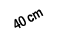 40 cm