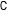 C