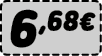 6,68€﻿