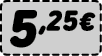 5,25€﻿