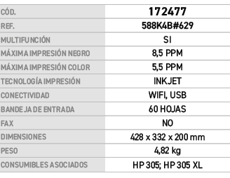 C D.,﻿172477﻿,REF.,﻿588K4B#629﻿,MULTIFUNCI N,SI,M XIMA IMPRESI N NEGRO,8,5 PPM,M XIMA IMPRESI N COLOR,5,5 PPM,TECNOLO...