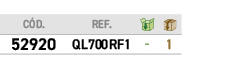 C D.,REF.,￼,￼,﻿52920﻿,﻿QL700RF1﻿,﻿ ﻿,﻿1﻿