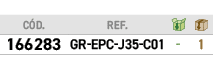 ﻿C D.,﻿REF.,￼,￼,﻿﻿﻿166283﻿,﻿﻿GR EPC J35 C01﻿,﻿ ﻿,﻿1﻿