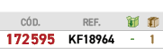 ﻿C D.,ref.,￼,￼,﻿﻿﻿172595﻿,﻿KF18964﻿,﻿ ﻿,﻿1﻿