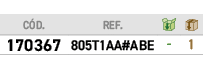﻿C D.,﻿REF.,￼,￼,﻿﻿﻿170367﻿,﻿﻿805T1AA#ABE﻿,﻿ ﻿,﻿1﻿