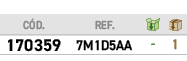 ﻿C D.,﻿REF.,￼,￼,﻿﻿﻿170359﻿,﻿﻿7M1D5AA﻿,﻿ ﻿,﻿1﻿