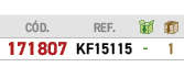 ﻿C D.,﻿REF.,￼,￼,﻿﻿﻿171807﻿,﻿﻿KF15115﻿,﻿ ﻿,﻿1﻿