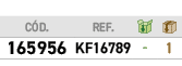 ﻿C D.,﻿REF.,￼,￼,﻿﻿﻿165956﻿,﻿﻿KF16789﻿,﻿ ﻿,﻿1﻿