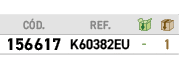 ﻿C D.,﻿REF.,￼,￼,﻿﻿﻿156617﻿,﻿﻿K60382EU﻿,﻿ ﻿,﻿1﻿