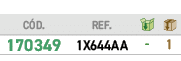 ﻿C D.,﻿REF.,￼,￼,﻿﻿﻿170349﻿,﻿﻿1X644AA﻿,﻿ ﻿,﻿1﻿
