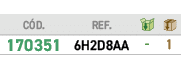 ﻿C D.,﻿REF.,￼,￼,﻿﻿﻿170351﻿,﻿﻿6H2D8AA﻿,﻿ ﻿,﻿1﻿