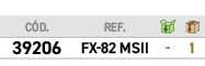 ﻿C D.,﻿REF.,￼,￼,﻿﻿39206﻿,﻿﻿FX 82 MSII﻿,﻿ ﻿,﻿1﻿