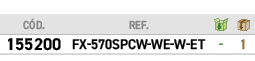 ﻿C D.,﻿REF.,￼,￼,﻿﻿155200﻿,﻿﻿FX 570SPCW WE W ET﻿,﻿ ﻿,﻿1﻿
