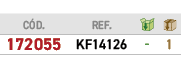 ﻿C D.,ref.,￼,￼,﻿﻿﻿172055﻿,kf14126,﻿ ﻿,﻿1﻿