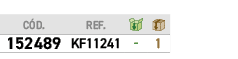 ﻿C D.,﻿REF.,￼,￼,﻿﻿152489﻿,﻿﻿KF11241﻿,﻿ ﻿,﻿1﻿