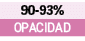 90 93%,opacidad