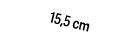 15,5 cm