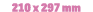 210 x 297 mm