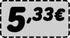 5,33€﻿