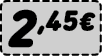 2,45€﻿