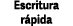 Escritura r pida